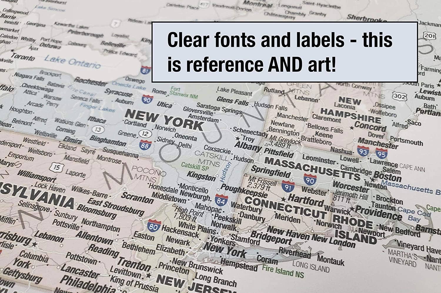 Map Shop - Wholesale Map - United States Odyssey Wall Map  - Laminated4