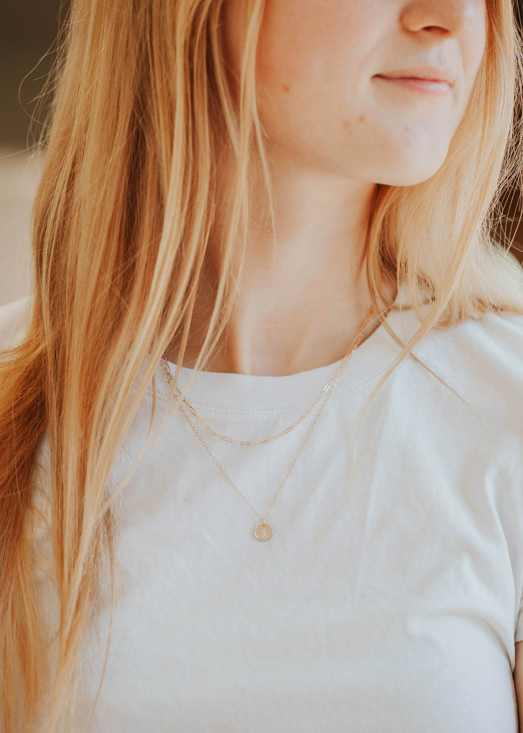 Hello Adorn - Vente Collier maille et chaîne - Chaîne Maeve | Remplissage en or 14 carats + argent sterling1