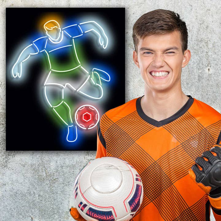 LED Neon Sign NORTHERN IRELAND FANS with remote control for wholesale by Mad About Neon