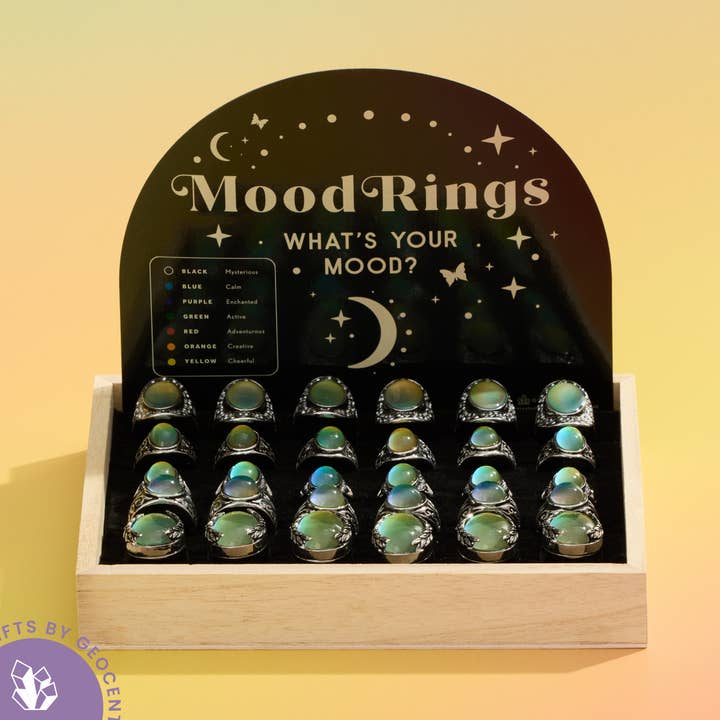 Vintage Mood Rings for wholesale by RCS Gifts