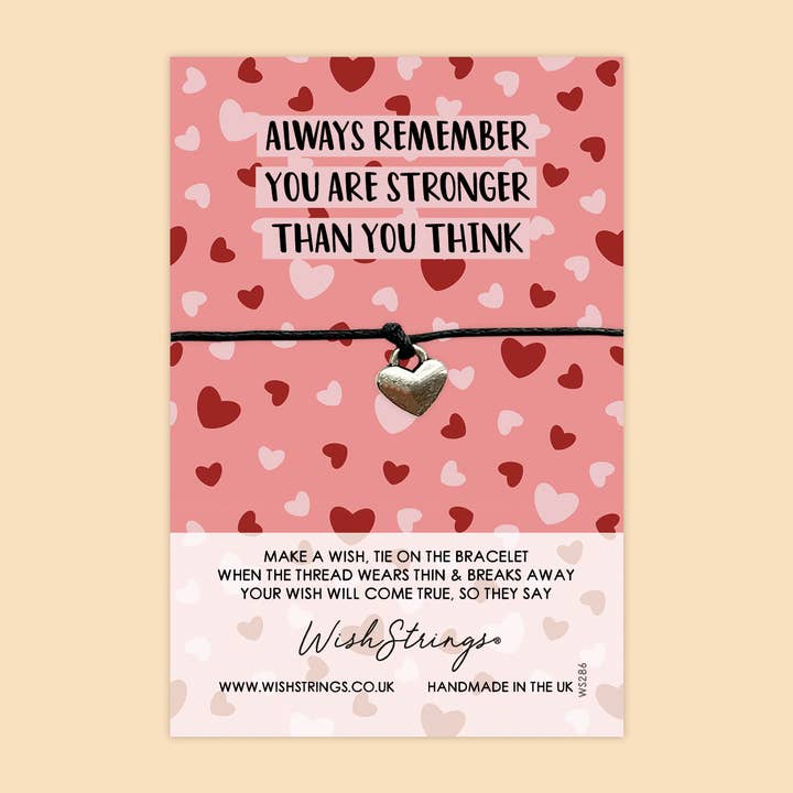 YOU ARE STRONGER - WishStrings Wish Bracelet - WS286♥ for wholesale by WishStrings