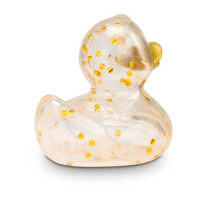 ROEMER WELLNESS - Wholesale Beach/Pool Toy - Kids & Baby - Advertising Duck Fine Sparklegold, approx. 8 cm4