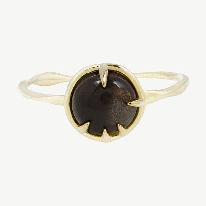 Fortune Teller in Black Moonstone/Gold for wholesale by Studio Grun