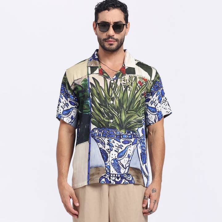 Midnight Mosaic Shirt for wholesale by SHAM