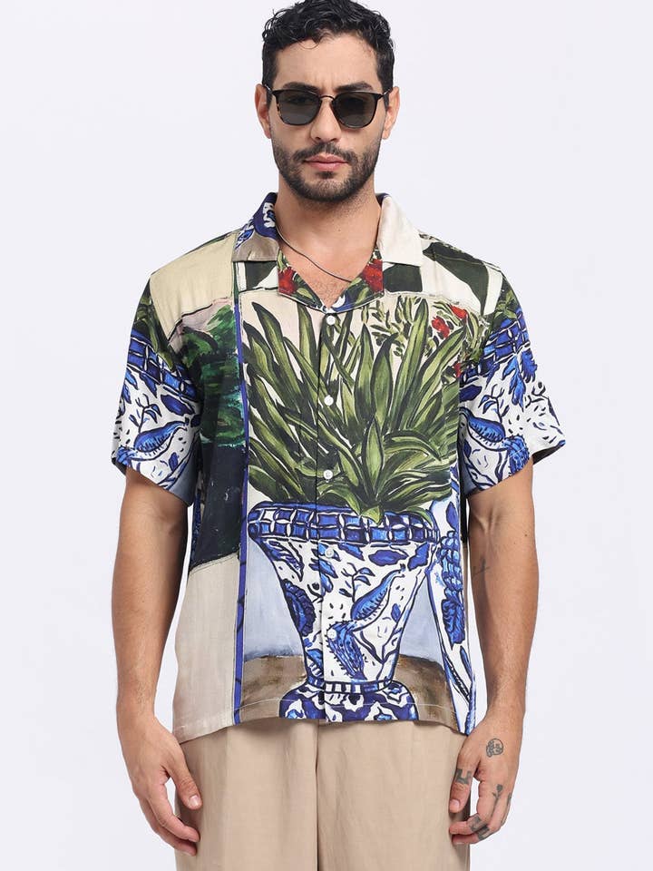 Mitternachtsmosaik-Hemd für den Großhandel von SHAM