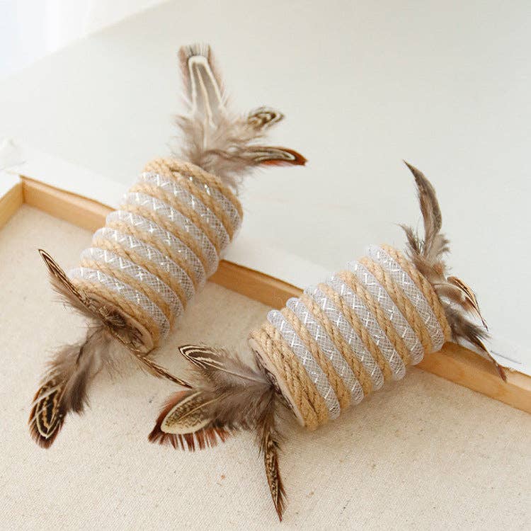 Cheerhunting – Engroshandel Legetøj - Kat – Moo - Fjeret Sound Roller Kattelegetøj3