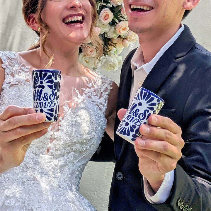 Craftway - Wholesale Decorative Plate/Dish/Bowl - Customized Talavera Tequila Shot Glass1