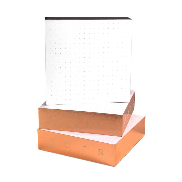 Rose Gold Gilded Edge Notepads - Heavyweight Premium Notepad for wholesale by Fine Moments