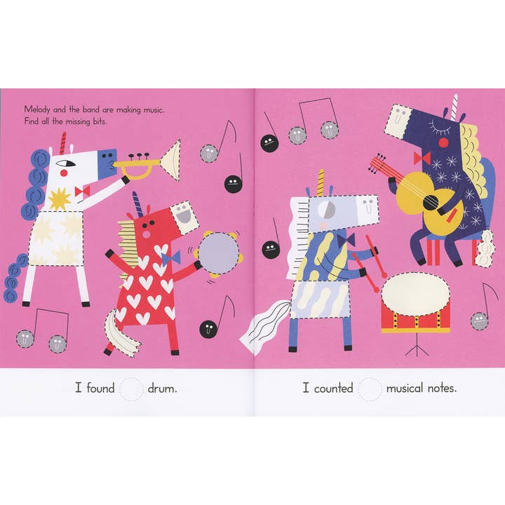 EDC Publishing - Wholesale Sticker - Kids & Baby - Missing Bits Stickers: Unicorns2