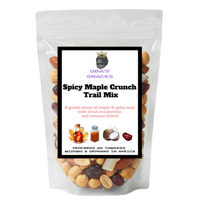 Krydret Ahorn Crunch Trail Mix for engroshandel hos Maqoba