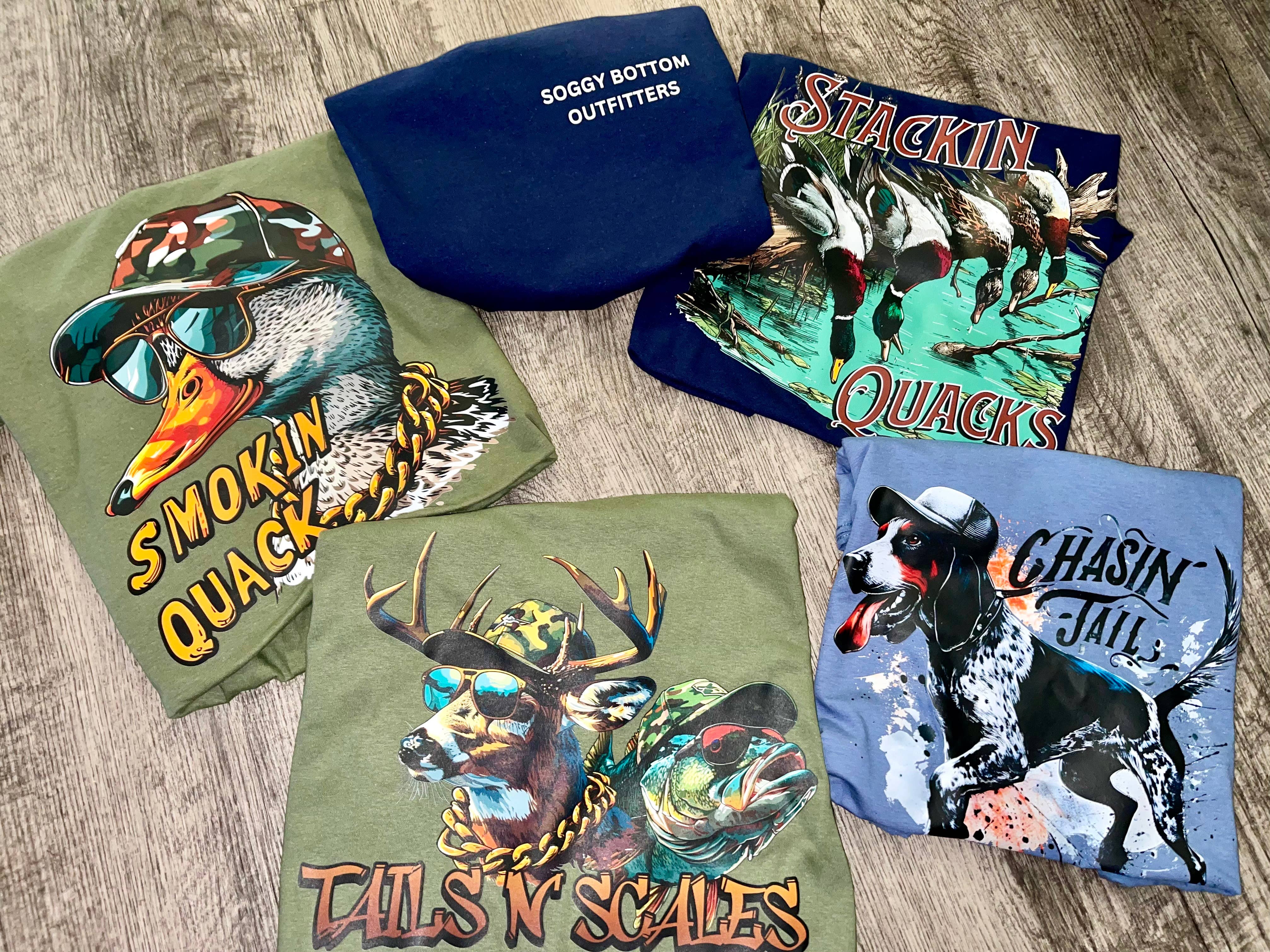 Davis Designs – wholesale T-shirt med logga - Dam – Jaktgrafik ts2