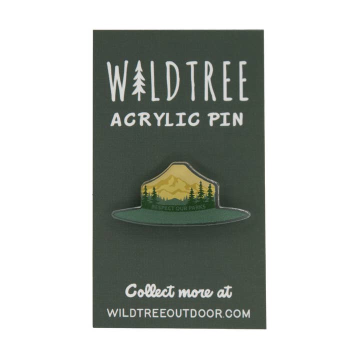 Park Ranger Hat Acrylic Pin for wholesale by Wildtree