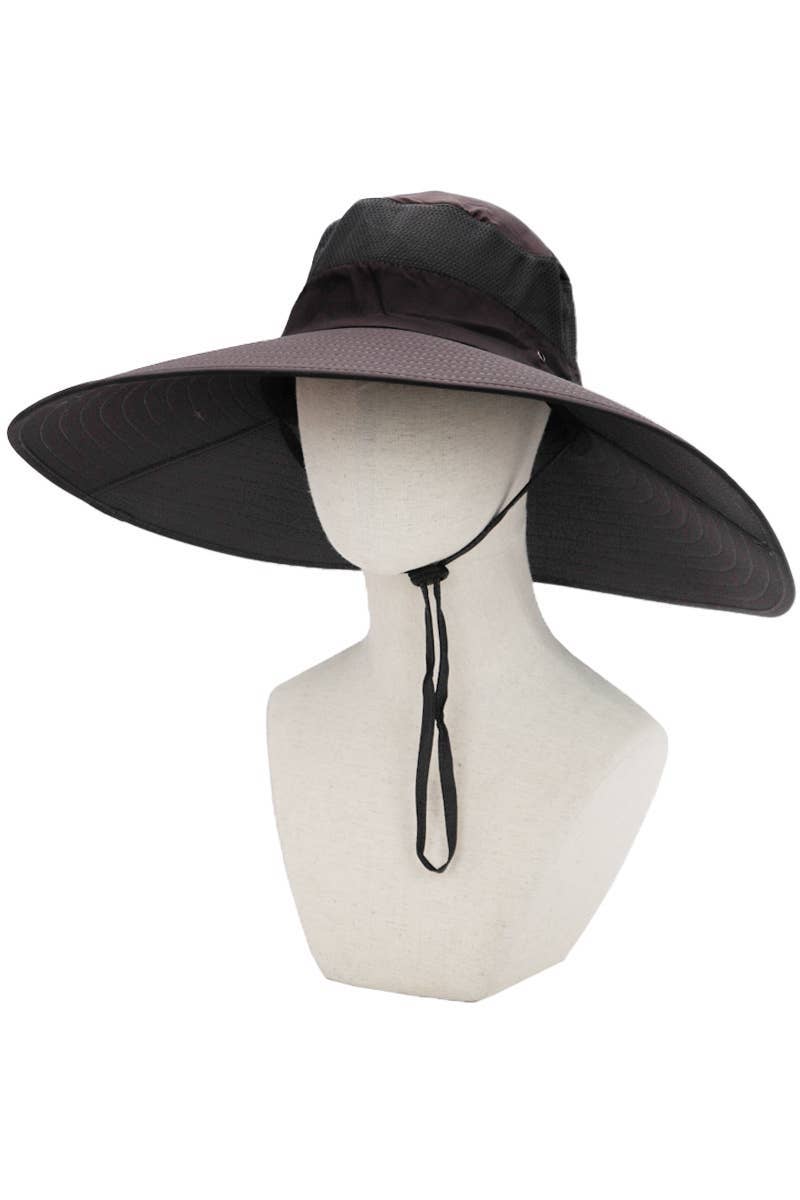 Cap Zone – Chapéu de pescador - Mulher por atacado – Mesh Top Top Extra Larga Bim Chapéu Pescador Boonie2