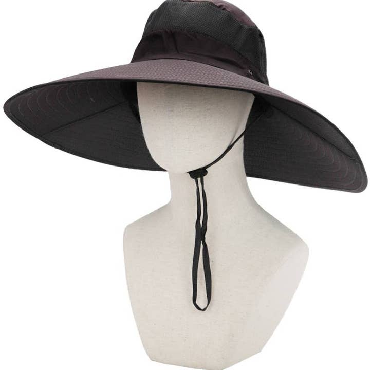 Cap Zone – Chapéu de pescador - Mulher por atacado – Mesh Top Top Extra Larga Bim Chapéu Pescador Boonie2