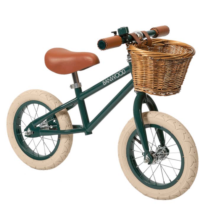 BANWOOD BALANCE BIKE FIRST GO VINTAGE - GREEN for wholesale by Banwood Inc