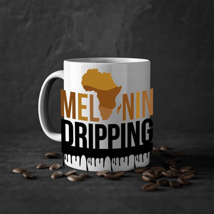Mugs R Us – Großhandel Kaffeebecher – Melanin Dripping 182#- Black Words - Phrases-Tasse/Kaffeetasse13