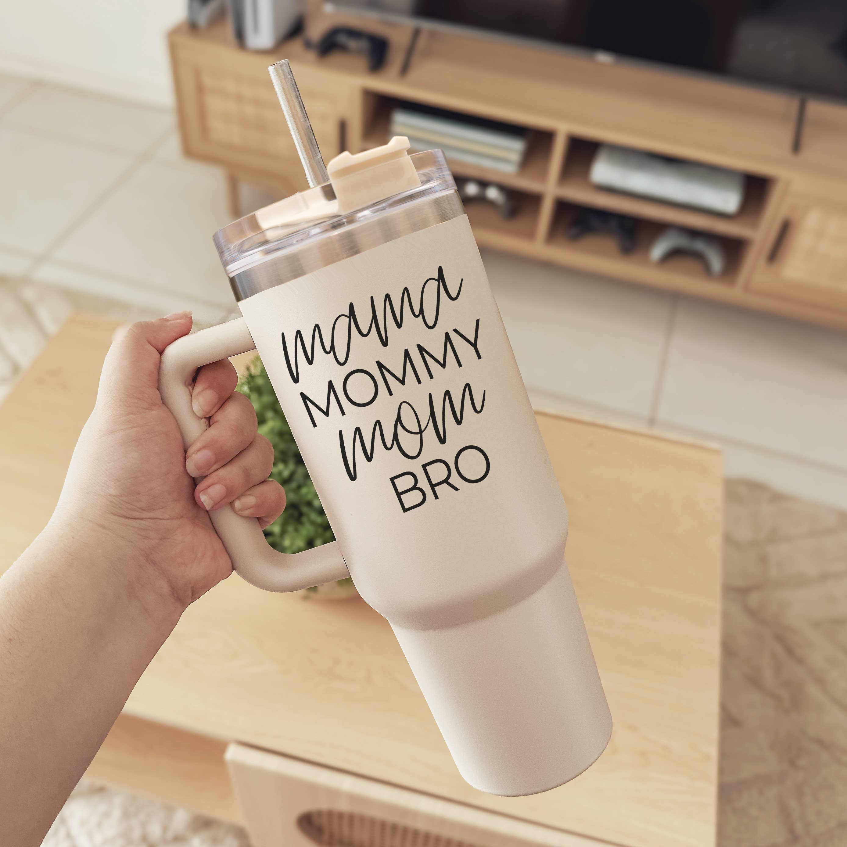 Gia Roma – Engroshandel Thermokop – Isoleret rejsekop med låg og sugerør, 1,18 l cremefarvet rejsemug22