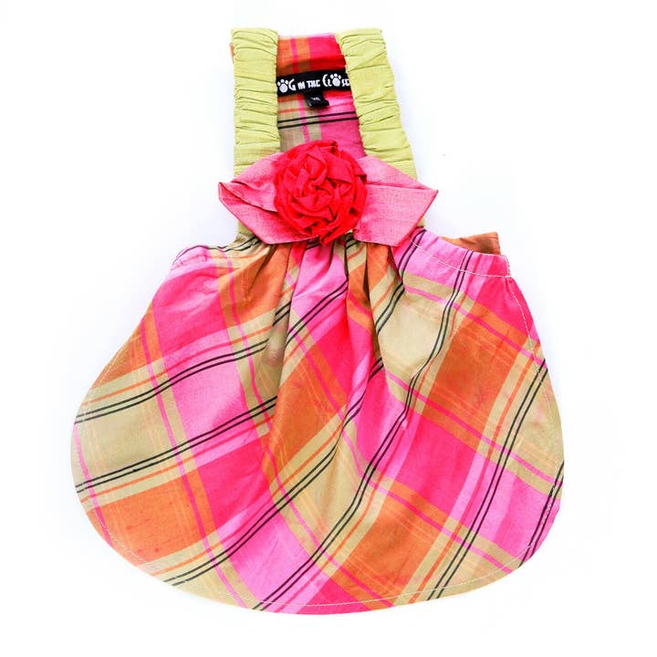 De Robin zijden jurk voor wholesale door Dog in the Closet