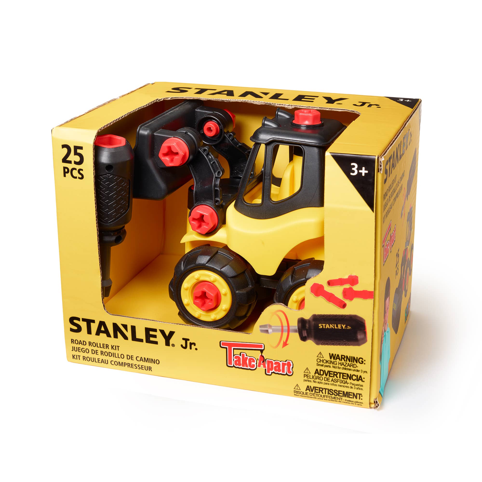 Toysmith - Wholesale Toy Car/Truck - Kids - Red Toolbox Stanley Jr. Take Apart Classic Front Loader Kit0