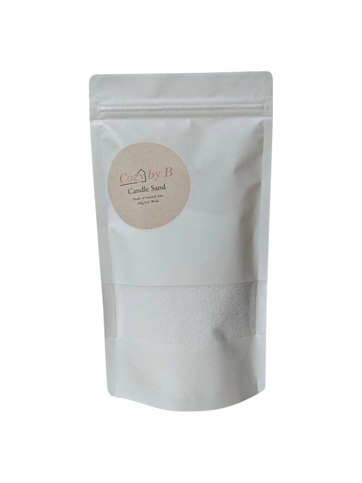 Candle Sand 200g White for wholesale by Cozy by B