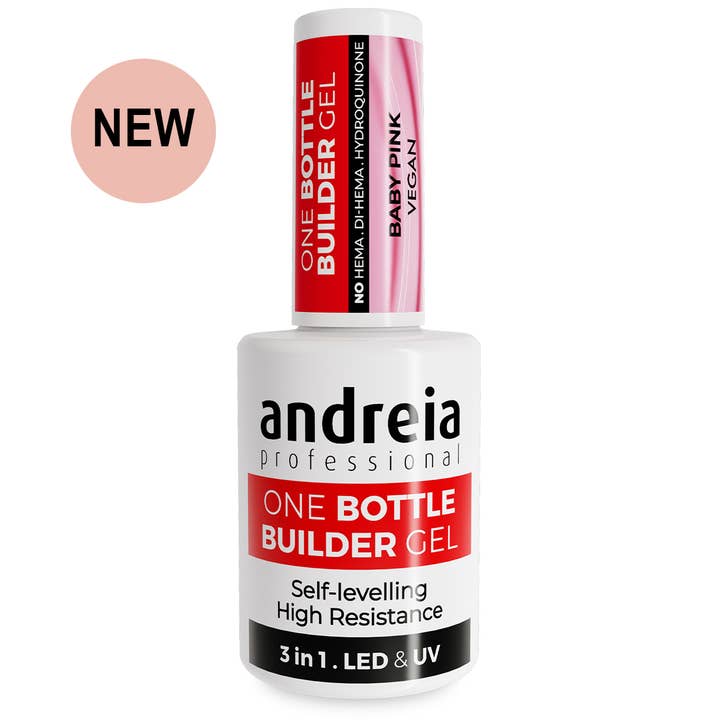 One Bottle Builder Gel 3 in 1 - Baby Pink for wholesale by Andreia Professional