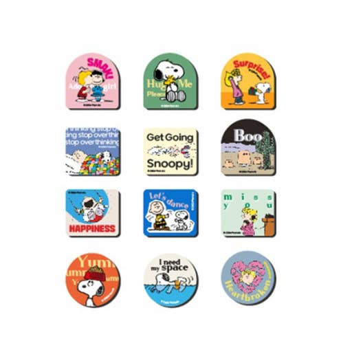 K_Wonderland - Wholesale Magnet - Peanuts Snoopy & Friends Magnet Mystery Random Box