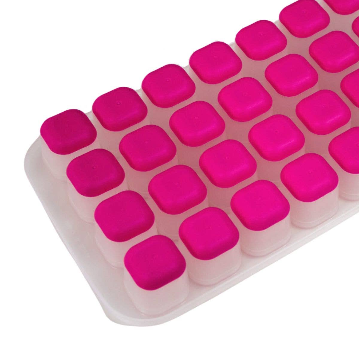 Zenker - Wholesale Ice Tray/Mold - Set of 3 pink ice cube trays with 28 cubes Fackelmann3