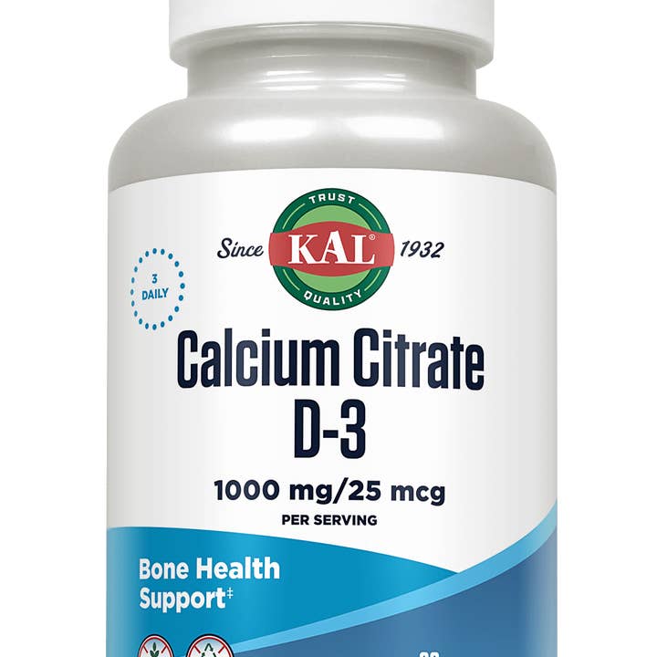 KAL - Wholesale Oral Supplement/Vitamin - Calcium Citrate D-3 Tablets0