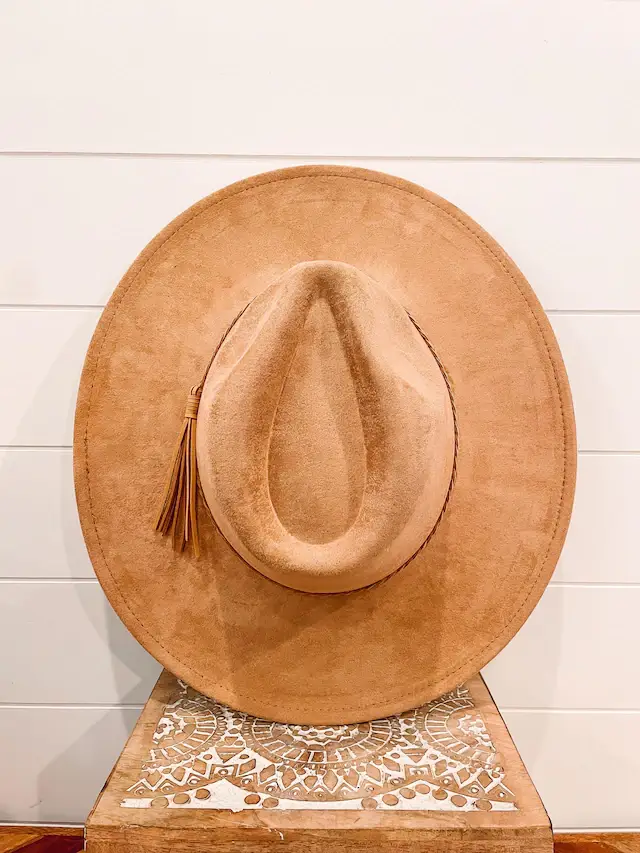 Willie & Dolly Designs - Wholesale Fedora - Women's - Blank Vegan Suede Hat18