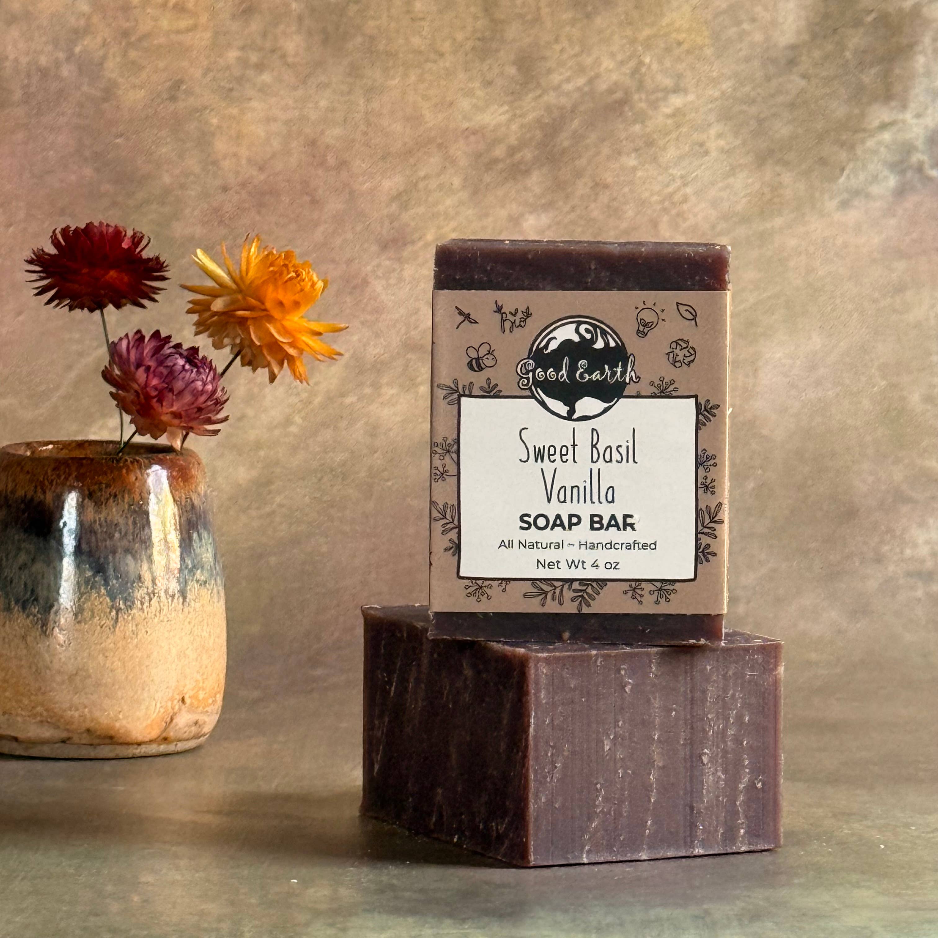 Good Earth Soap - Wholesale Bar Soap - Bar Soap - Sweet Basil Vanilla 3