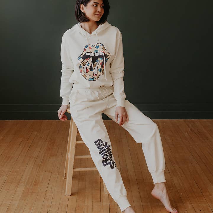 People Of Leisure - Wholesale Lounge Sweatpants/Joggers - Women's - Flower Power Stones Pants3