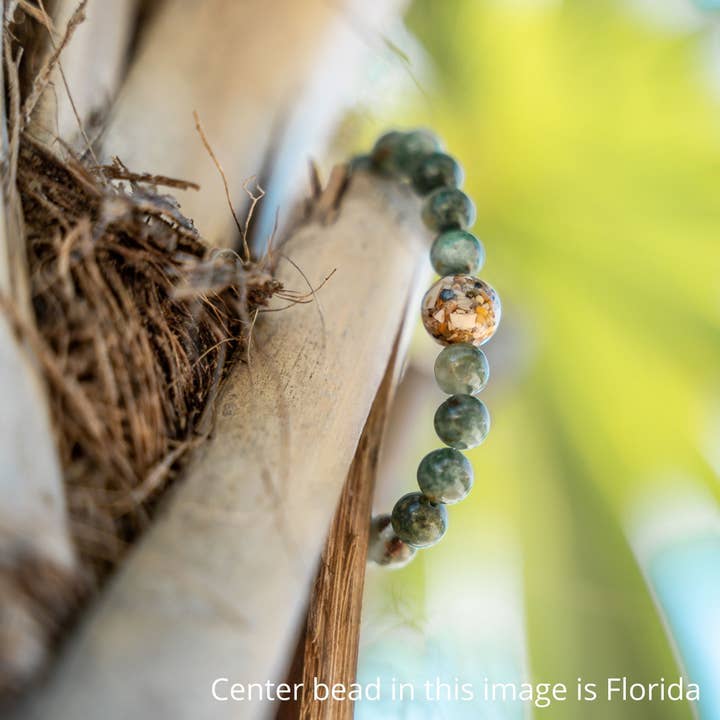 Homes Bracelets - Wholesale Beaded Bracelet - Wear a Real Piece of Lake Michigan - African Jade