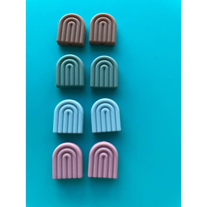 Comma Craft Co - Wholesale Knitting/Crochet Supplies - CURATED SETS! Knitting Needle Point Protectors - rainbows1