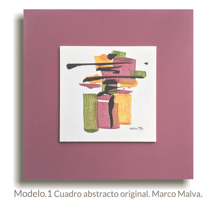 Decoratief beeld. Abstract acrylschilderij. Origineel. voor wholesale door Galoartworks