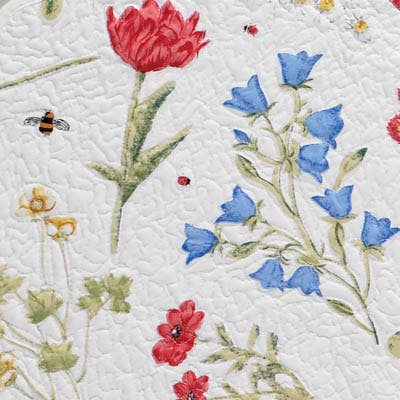 Park Designs - Wholesale Placemat - Wildflower Scalloped Placemat - Oval1