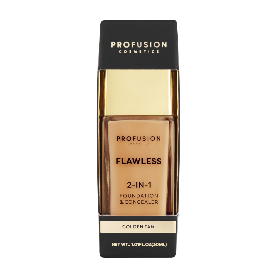 Profusion Cosmetics UK – wholesale Foundation – FLAWLESS 2-IN-1 FOUNDATION AND CONCEALER25