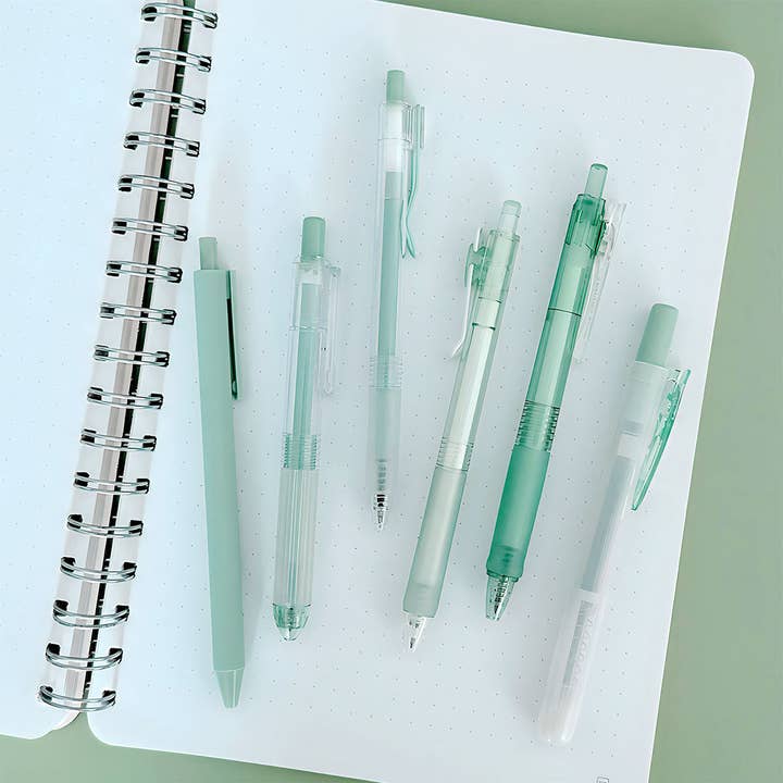 Wrapables.com - Wholesale Pen - Wrapables Retractable Rollerball Pens and Highlighter Set 640