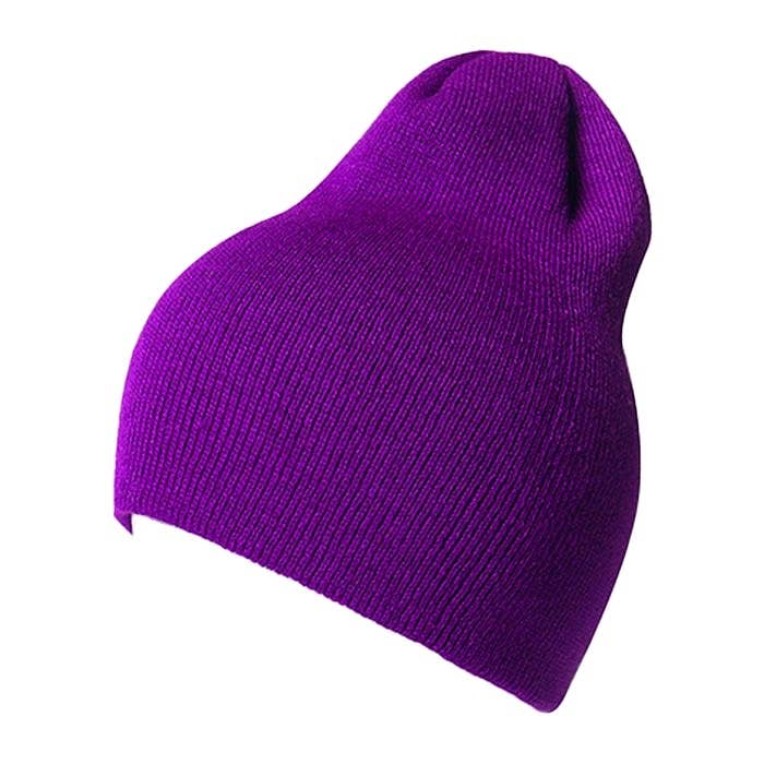 Diacly - Wholesale Beanie - Unisex - Soft Warm Unisex Solid Color Knitted Beanie short length18