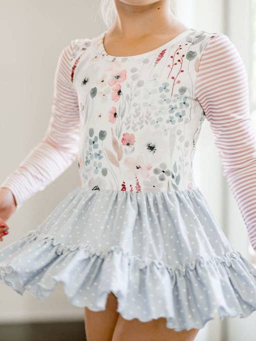 Cheeky Plum – wholesale Leotard – Child – Farrah Leotard - Soft Stems0