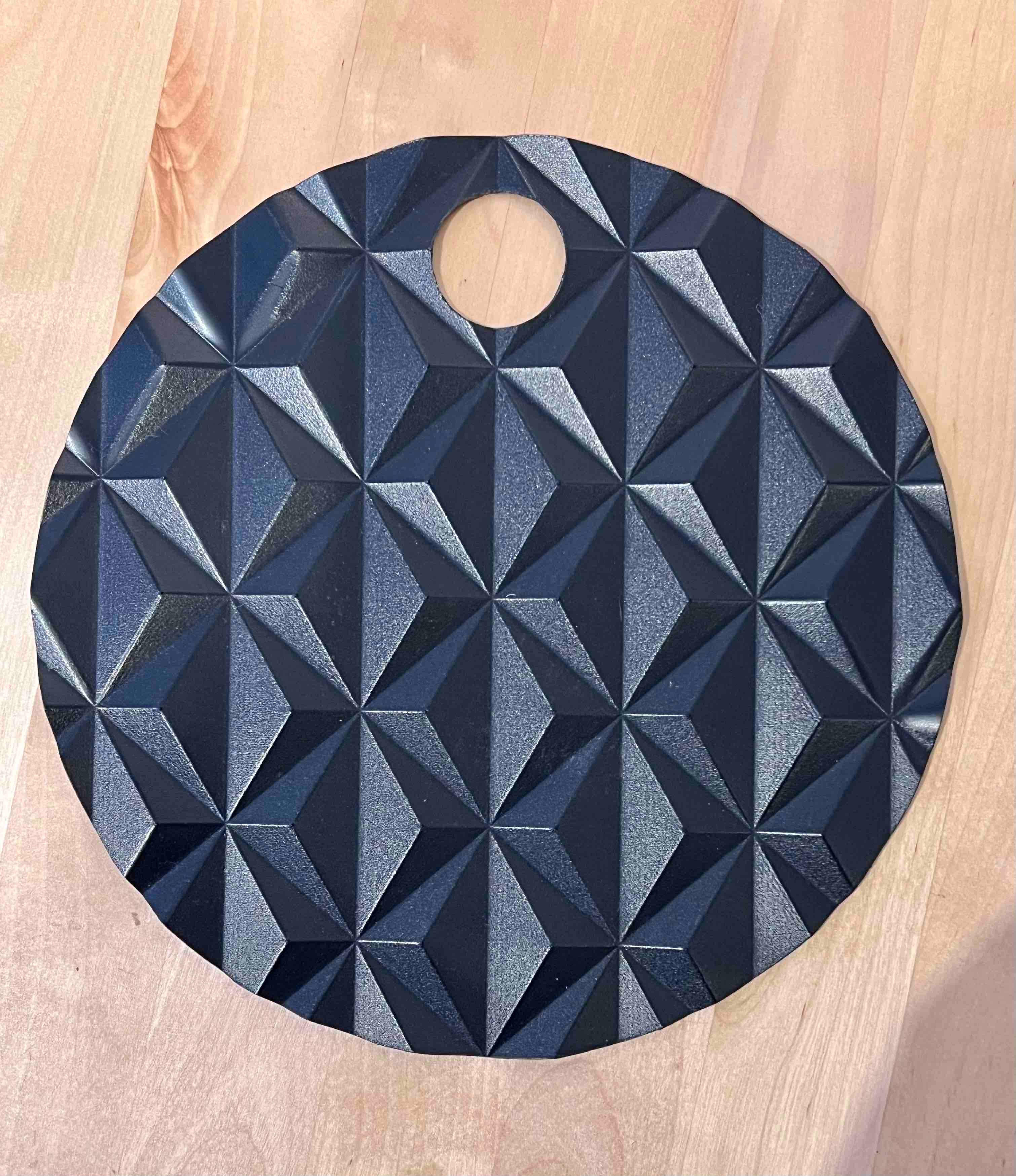 justfans - Vente Éventail - Éventails ronds à motifs tridimensionnels en plastique recyclé2