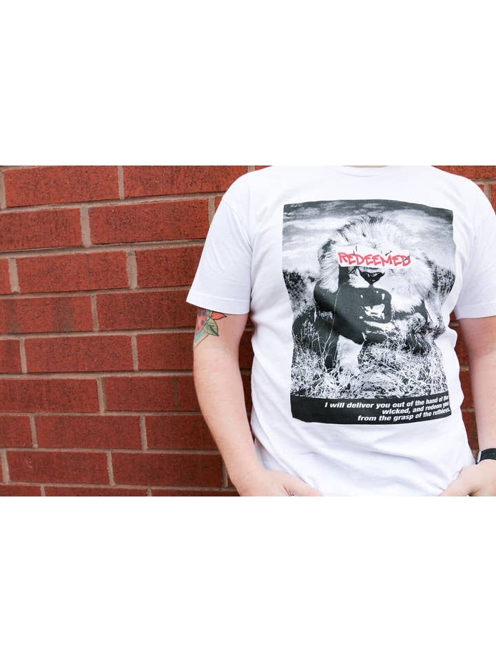 Honey Soul LLC - Wholesale Screen Printed T-Shirt - Men's - Redeemed Graphic Tshirt2