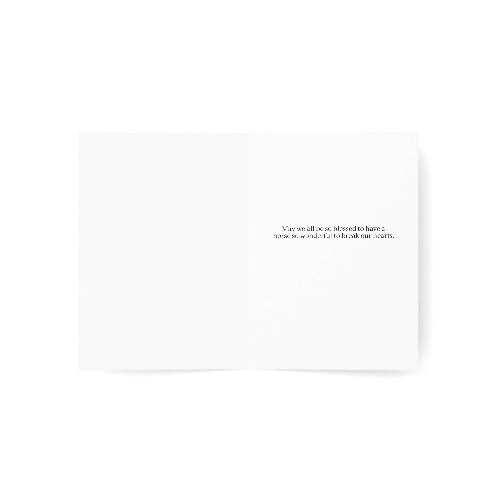 Sona Equestrian - Wholesale Christmas Card - Adorable Ponies Single Greeting Card14