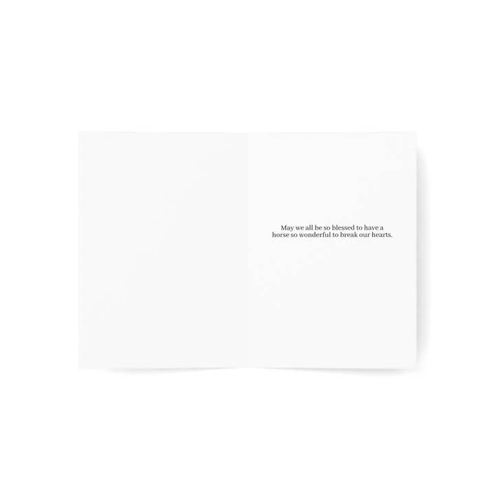 Sona Equestrian - Wholesale Christmas Card - Adorable Ponies Single Greeting Card14