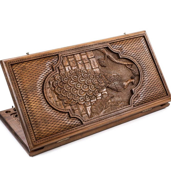 Gamão Peacock classic 24" x 12" por atacado de Hrachya Ohanyan