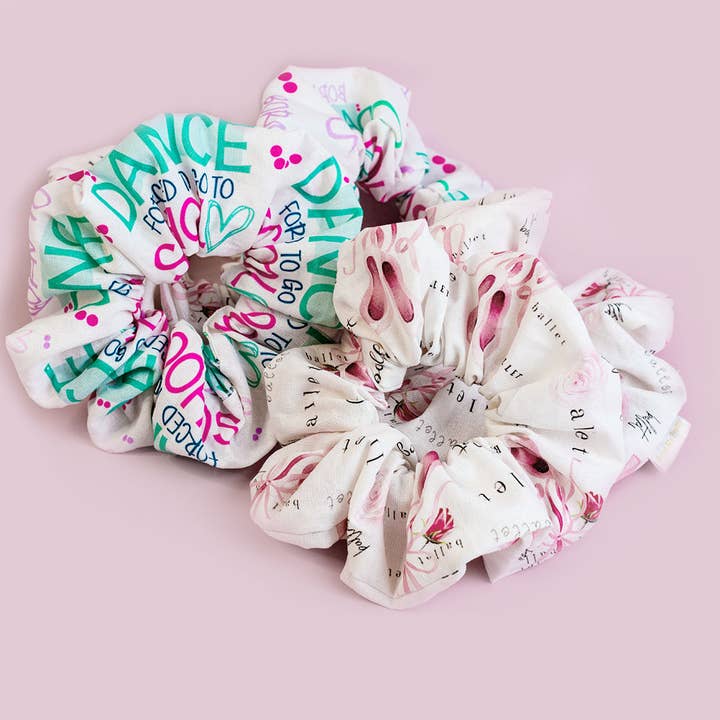 Print Me Pretty - Wholesale Scrunchie - Women's - Dance/Ballet/Scrunchie/Hair Accessories/Ponytail Holder