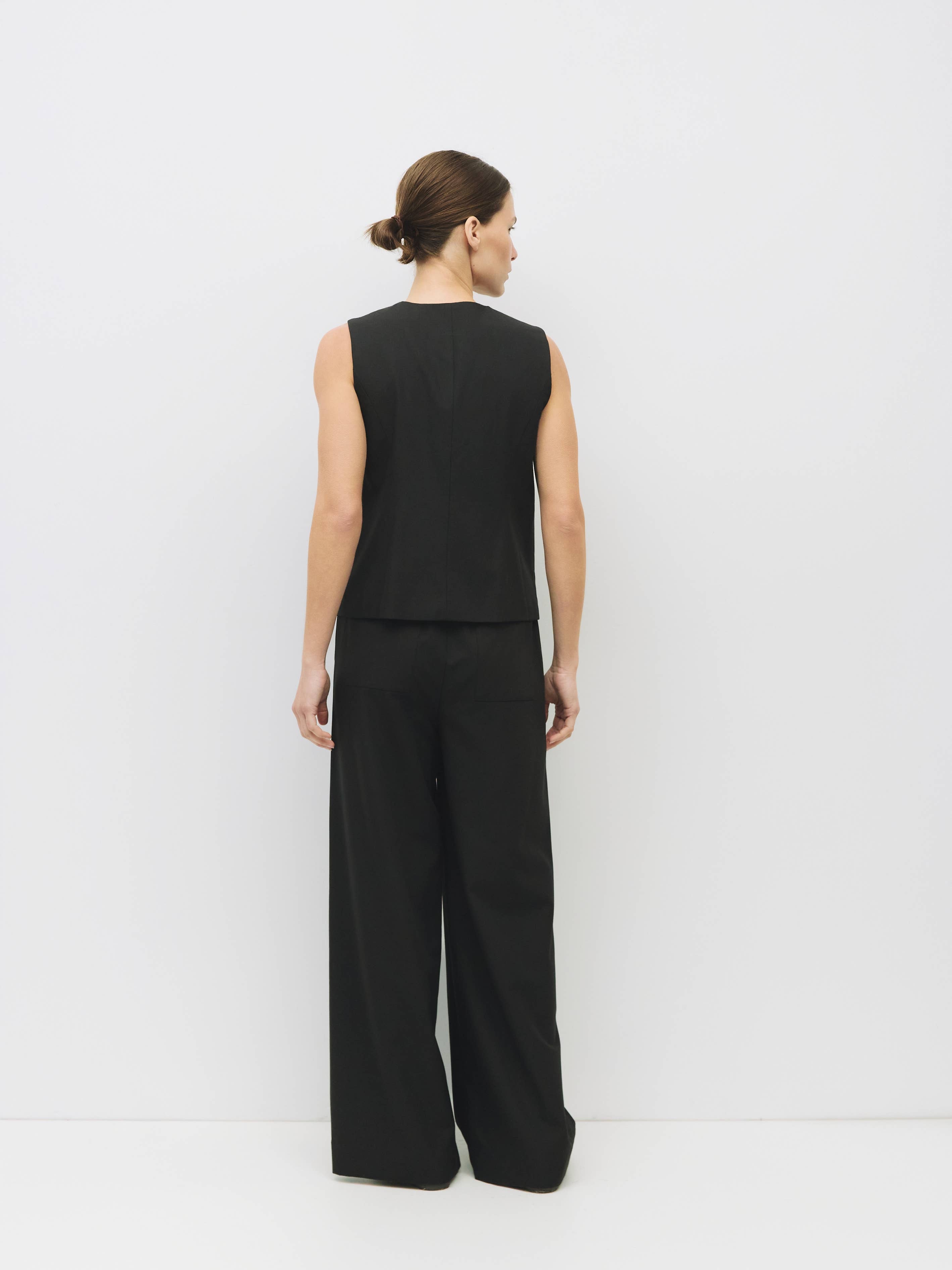 MOD REF - Wholesale Pants - Women's - The Vera Pants | Drawstring Wide Leg Pants16