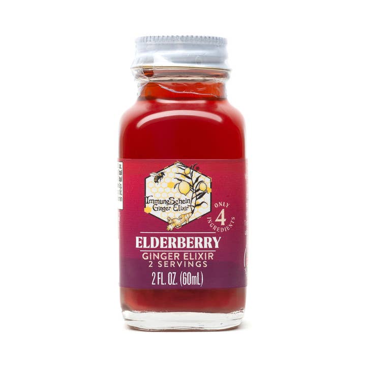 ImmuneSchein Ginger Elixirs - Wholesale Elixir - 2 fl. oz. Elderberry Ginger Elixir0