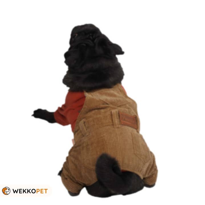 (SET OF 5) High-Quality -Camel Velvet- Jump Suit Perfect Dog Lover Gift - WEKKOPET for wholesale by WEKKOPET