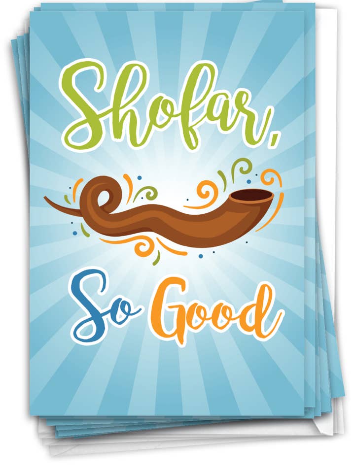 Biglietti Rosh Hashanah in scatola - Shofar So Good per la vendita all'ingrosso da parte di NobleWorks