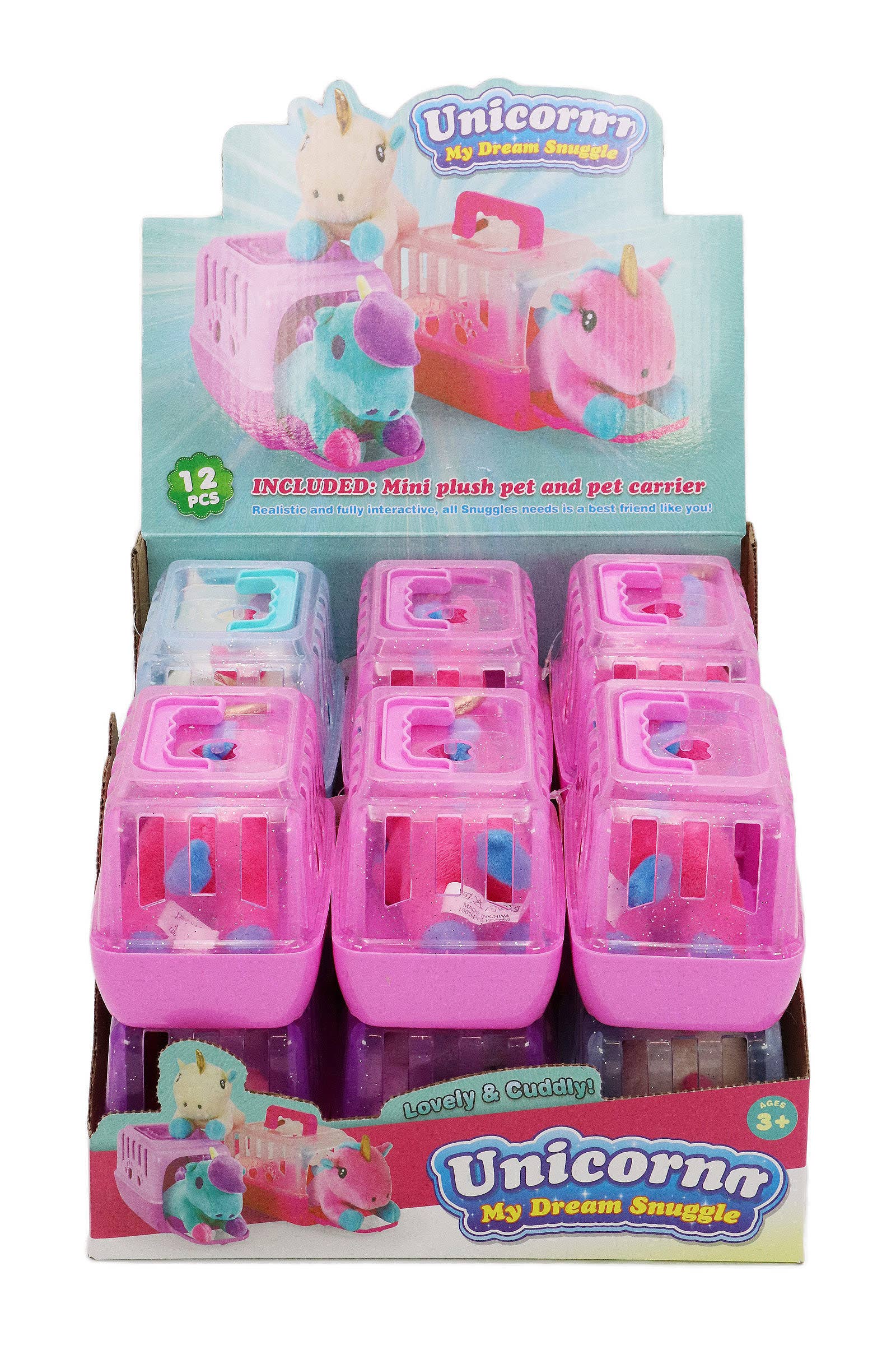 Assorted Unicorn Pony Stuffed Doll Pet Kennel Toy - 12 Pcs for wholesale on Faire2
